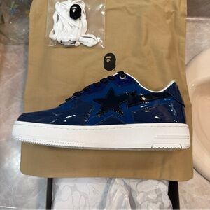 Bathing Ape Bapesta Navy BAPE STA ICON M2